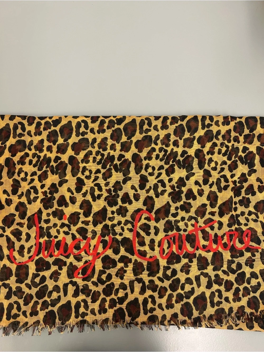 Juice Couture Cheetah Scarf